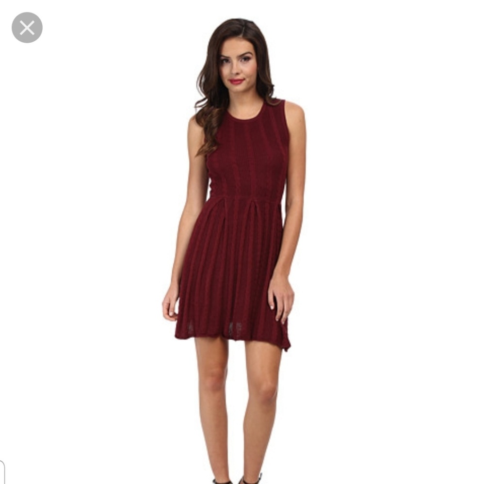 BCBG sleeveless sweater dress